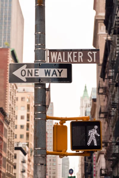 SOHO street signs in New York, USA