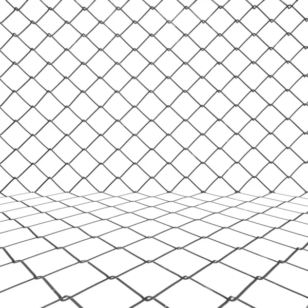 Metal chainlink grid background