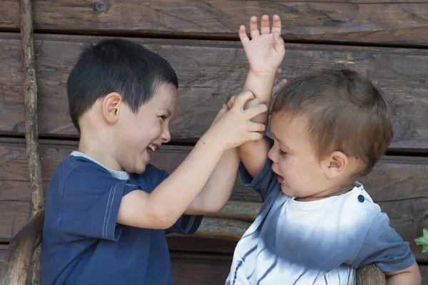 Children fighting, sibling rivalry