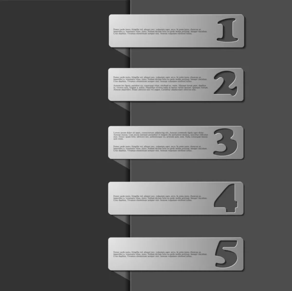 Information chart with numbers