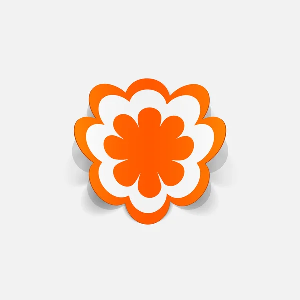 Sticker of flower