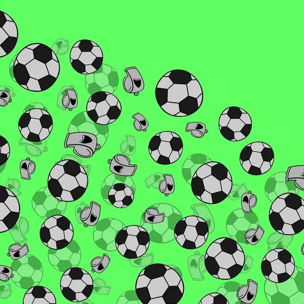 Abstraction of footballs