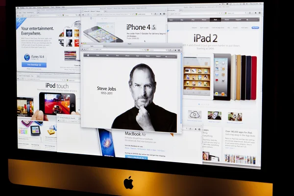Apple Website Tribute to Steve Jobs