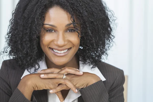 Beautiful Smiling African American Woman Businesswoman