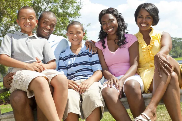 African American Family Parents and Children