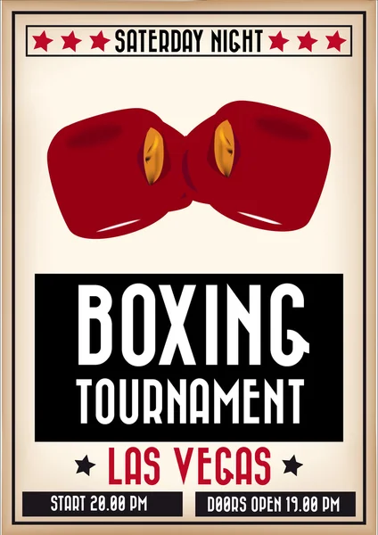 Boxing poster