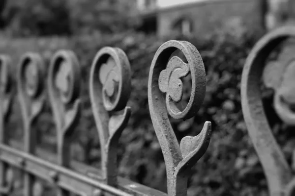 An old fence in Karlovy Vary