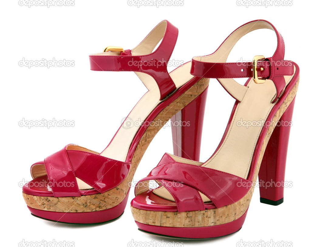 Woman shoes - Stock Image