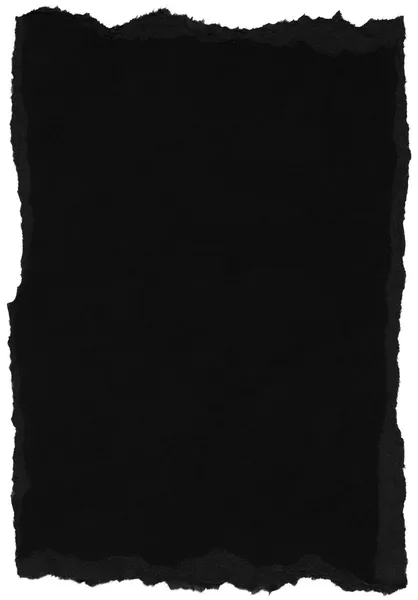 Fiber Paper Texture - Black with Torn Edges