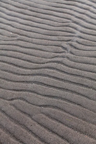 Line in the Sand of a Beach created by the Low Tide