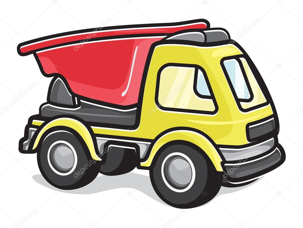 Camión de juguete para niños — Vector de stock 28103263 — Depositphotos