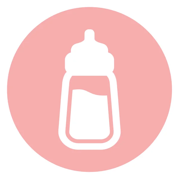 Baby milk bottle icon