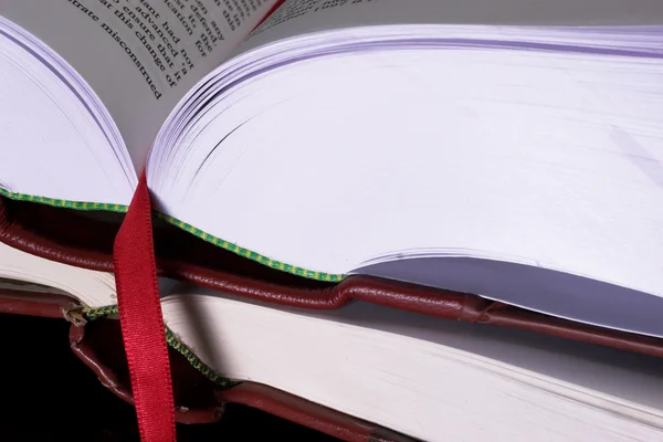 Legal books on table