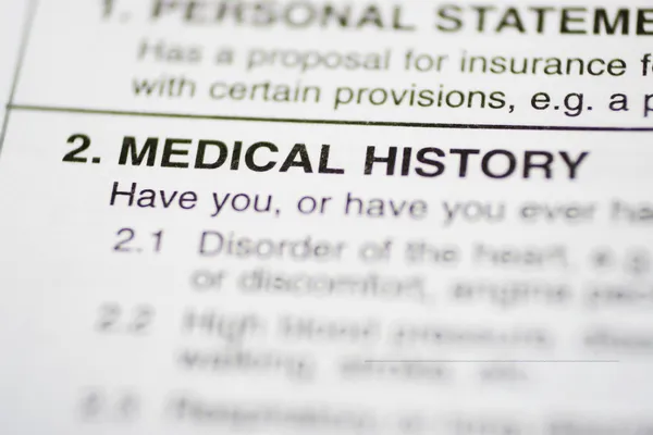 medical history — Stock Photo #22125315