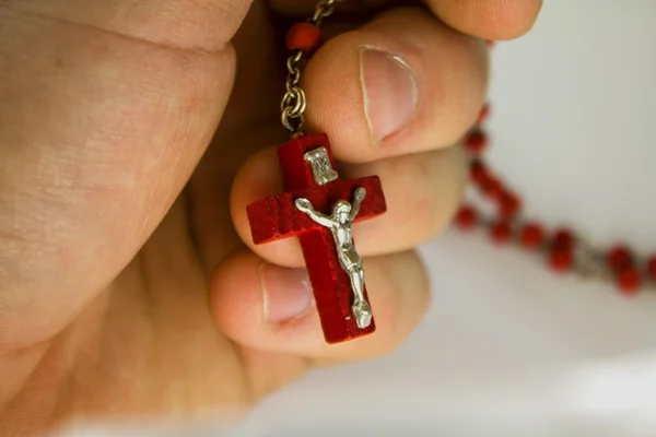Prayer\'s hand with cross