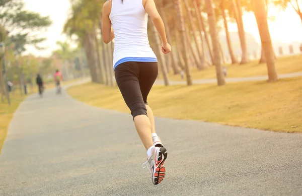 Healthy lifestyle young asian woman jogging