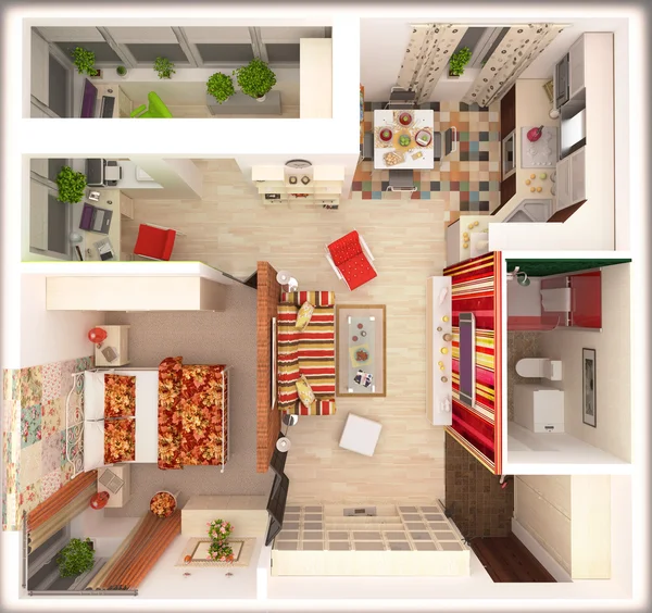 Layout apartment