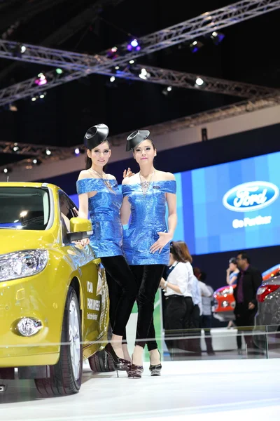 BANGKOK - MARCH 26 : Ford car with Unidentified model on display at The 34th Bangkok International Motor Show 2013 on March 26, 2013 in Bangkok, Thailand.