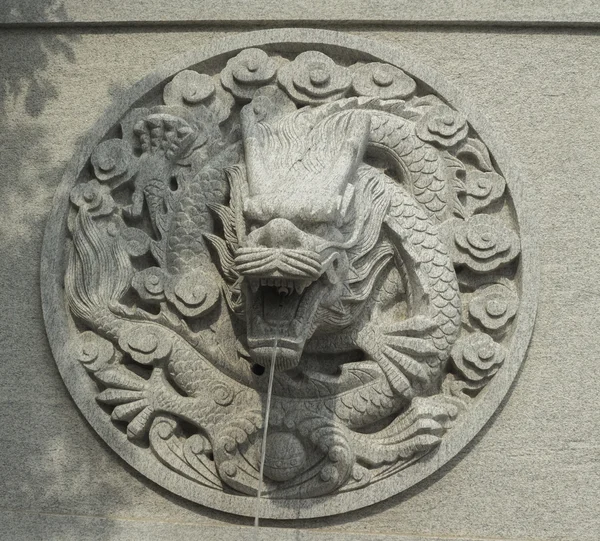 Chinese architecture dragon pattern