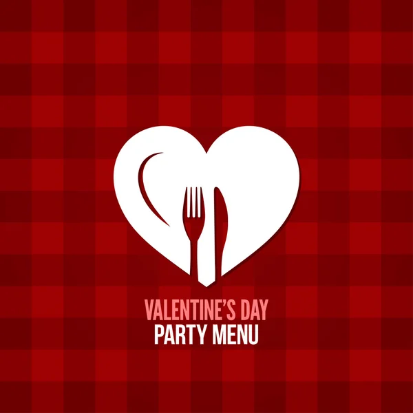 Valentines day menu food drink design background