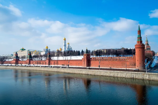 Panoramic day view of the Kremlin in Moscow