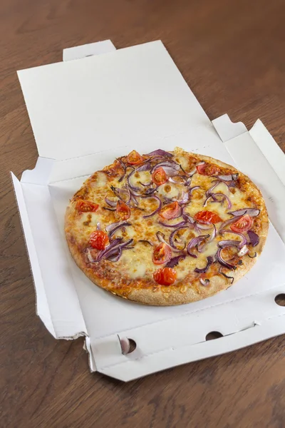 Delivered Pizza in Box