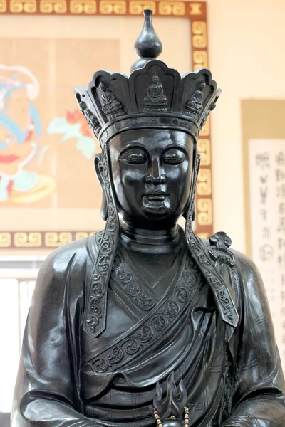 Black deity statues of Chinese religion.