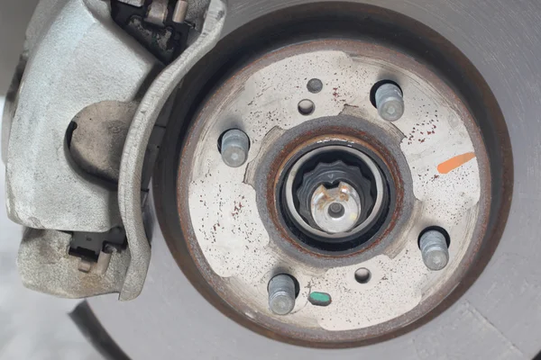 Repaired equipment of car brake disc.