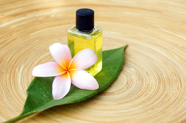 Massage oil for tropical spa concept