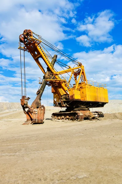 Mining industry machine - vintage excavator