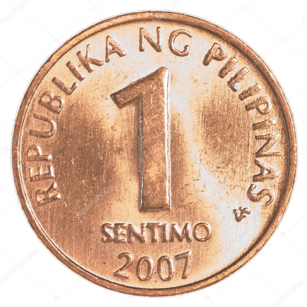 1 Philippine sentimo coin — Stock Photo © asafeliason ...