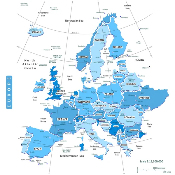 Map of Europe City