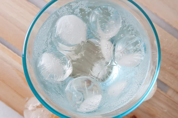 Ice balls in the glass