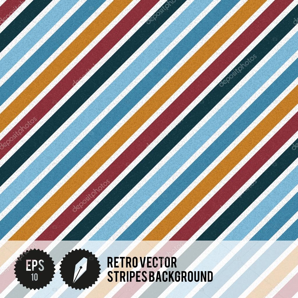 Retro Vintage Stripes Background — Stock Vector © LukasFlekal 23231478