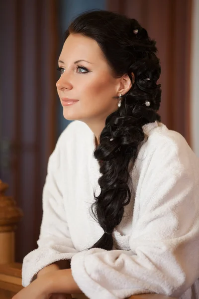 Gorgeous bride woman