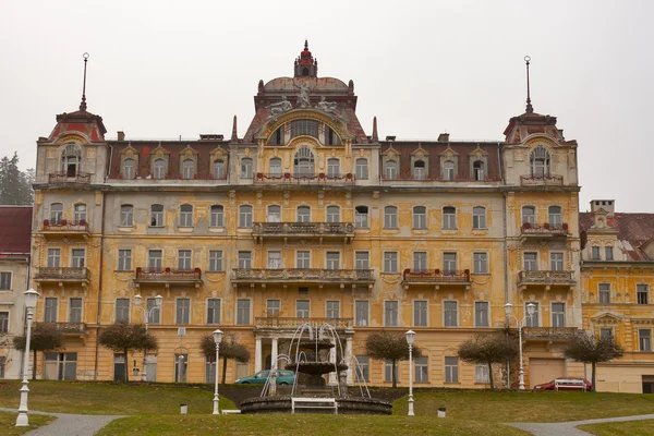 Abandoned hotel in Marianske Lazne (Marienbad Spa), Czech Republ