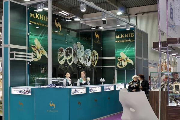 Solomia Jewelry company booth