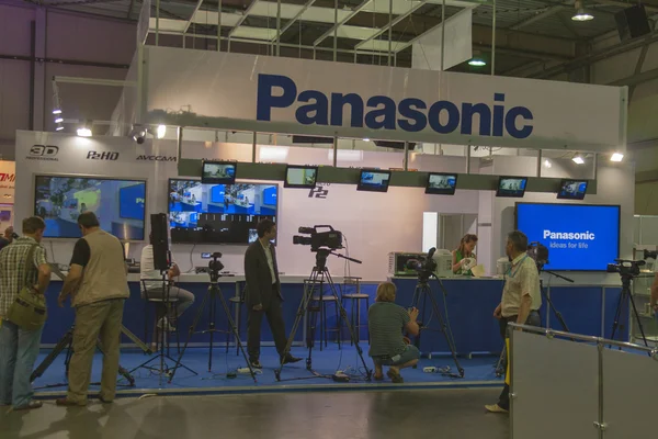 Panasonic TV equipment booth