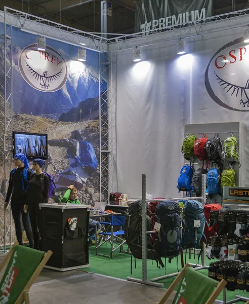 Osprey booth at bike trade show