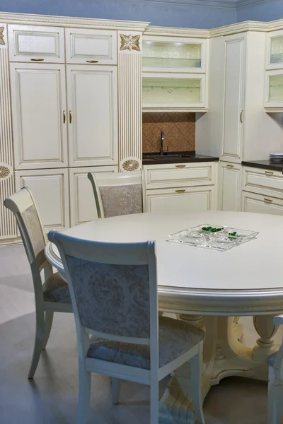 White vintage kitchen furniture