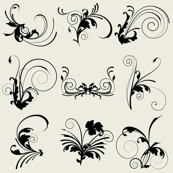 Flourish Elements Vector Set