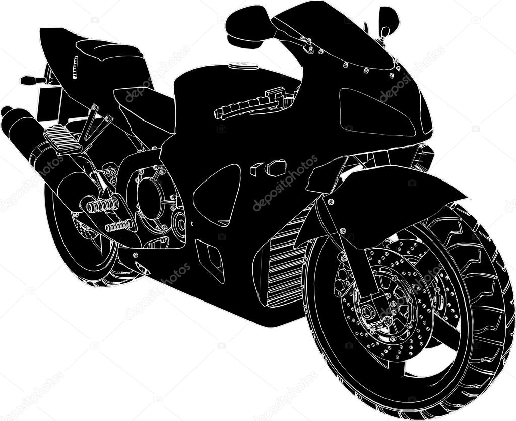 Motorcycle Vector