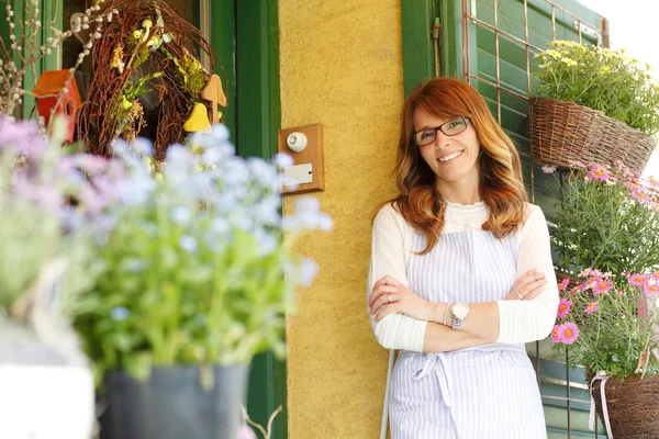 Smiling Woman Florist