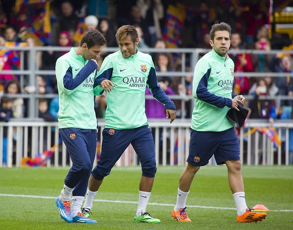 FC Barcelona training session
