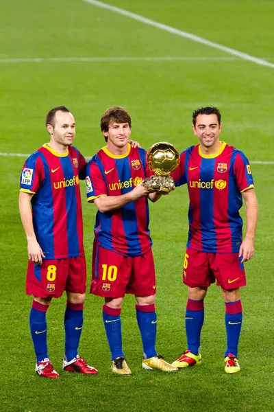 Messi with Golden Ball