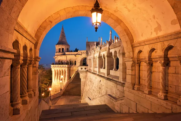 North gate of the Fisherman\'s Bastion in Budapest