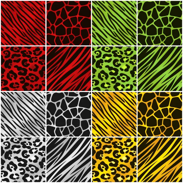 Holiday Color Animal Print Backgrounds