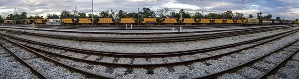 Rail yards in Perth Western Australia
