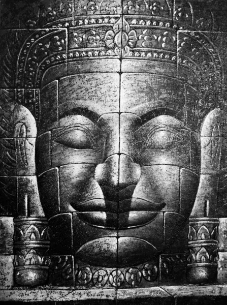 Cambodian Buddha Face