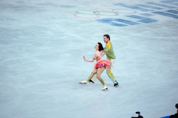 Nathalie Pechalat and  Fabian Bourzat at Sochi 2014 XXII Olympic Winter Games